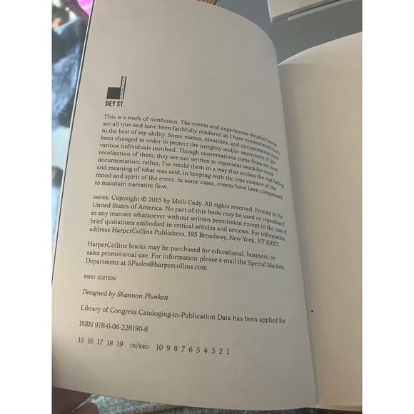 Smoke: How a Small-Town Girl Accidentally Wound Up Smuggling Meili Cady Paperbac - Picture 7 of 7